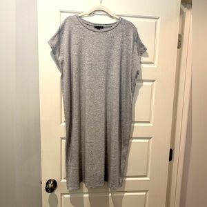 Eileen Fisher L Gray Mini Dress